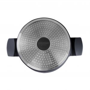 Royalford Die Cast Casserole - Non-Stick - Grey - 4 LITER