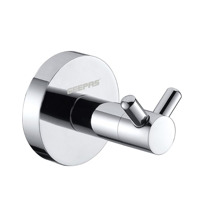 Double Hook Wall / Wall / Door Hanger Made Of Durable Stainless Steel And Rust-Resistant Chrome Finish, 8-Kgs Load Bearing Capacity