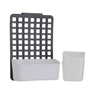 Royalford 3 In 1 Adjustable Organizer Basket - Plastic - Multicolor