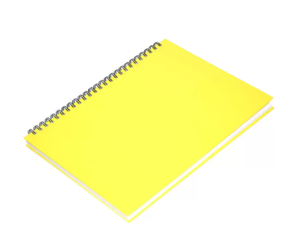 FIS Pack of 5 Spiral Hard Cover Notebook 9X7 Inches (22.86 X 20.32 CM) Single Line,With Border,100 Sheets-Assorted Color -FSNBS97NASST