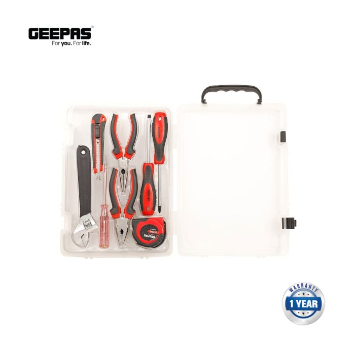 8pcs Premium Hand Tool Set - Indispensable Combo Tool Kit Ideal For DIY, Workshop & Garage Repairs