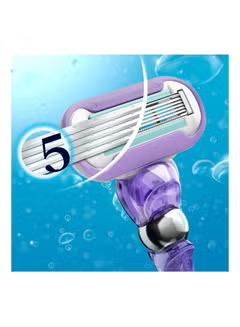 Venus Extra,Smooth Swirl Women's, Razor - 1 Handle + 1 Refill