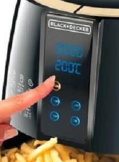 & Black Decker ,4 Liter Digital Air Fryer , 4 L 1500 W Af400-B5 ,Black