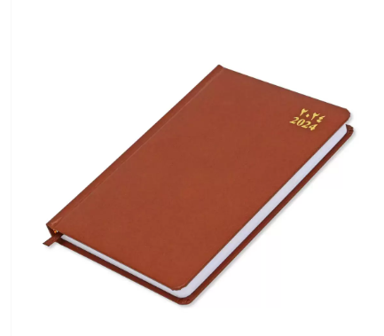 FIS Diary 2024 (Arabic/English) Brown, A5 - FSDI23AE24BR