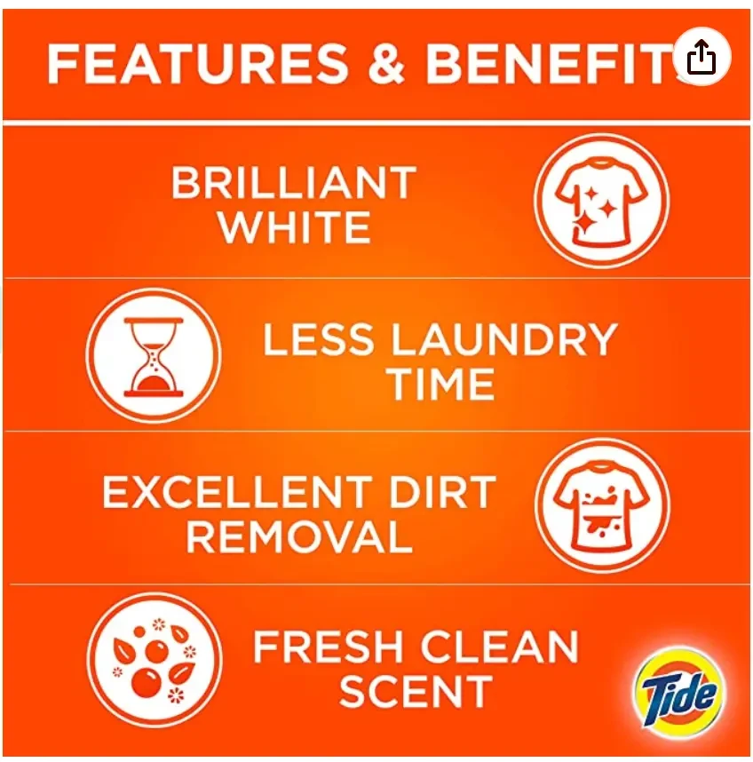 Tide Semi-Automatic Original Scent Detergent 260g
