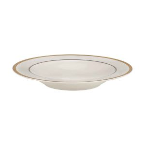 Royalford 9"Fine Bone Soup Plate - Bone china - White