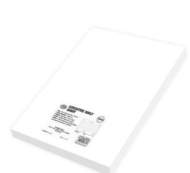 FIS Executive Diary 2023 (English) 1-Side Padded with Gilding, Maroon - FSDI88EPG23MR