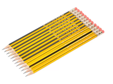 72-Piece FIS HB Pencils with Eraser (Pack of 6) - FSPE2220HBN