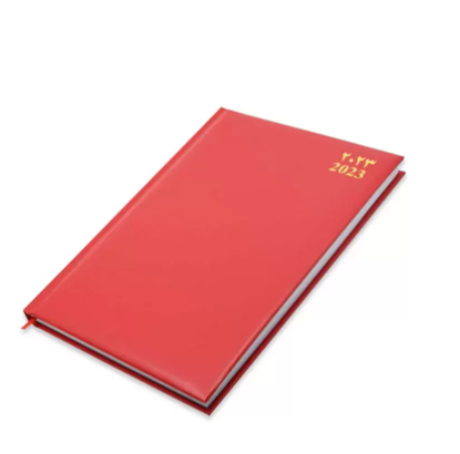 FIS A4 Diary 2023 Arabic/English (Saturday & Sunday Combined) Red - FSDI48AE23RE