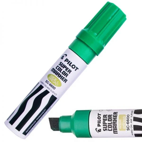 Pilot SC-6600 Super Color Jumbo Permanent Marker - Green