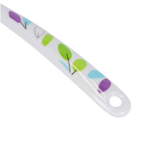 Royalford Melamine Serving Spoon - Melamine - White - 10 CM - RF7393LF