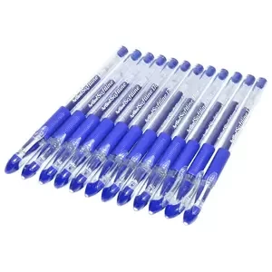 Artline Softline 1700 Gel Pen 0.7mm, Pack of 12 Pcs, Blue Color, Rubberised Soft Grip - ARBN1700BL
