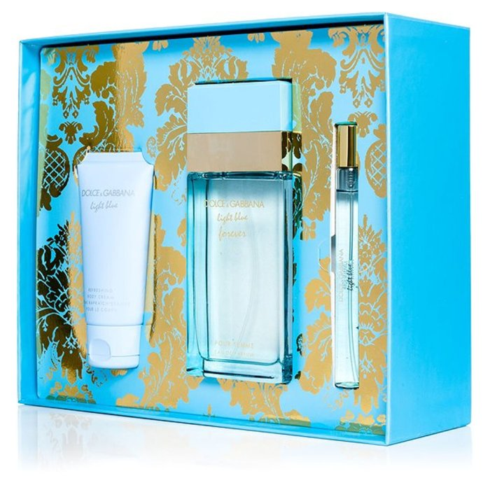DOLCE & GABBANA LIGHT BLUE FOREVER (W) SET EDP 100ML + BC 50ML + EDP 10ML