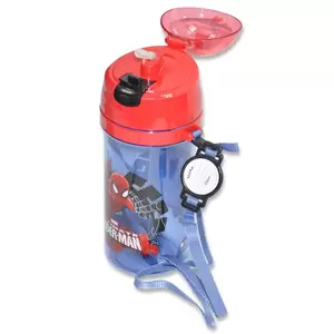 Spiderman Black/Silver Water Bottle - TGWZSP2S-202