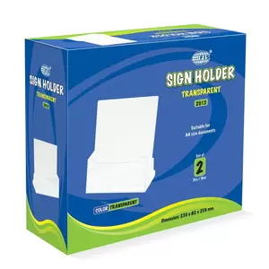 FIS Sign Holder Transparent - FSOTUS-2012