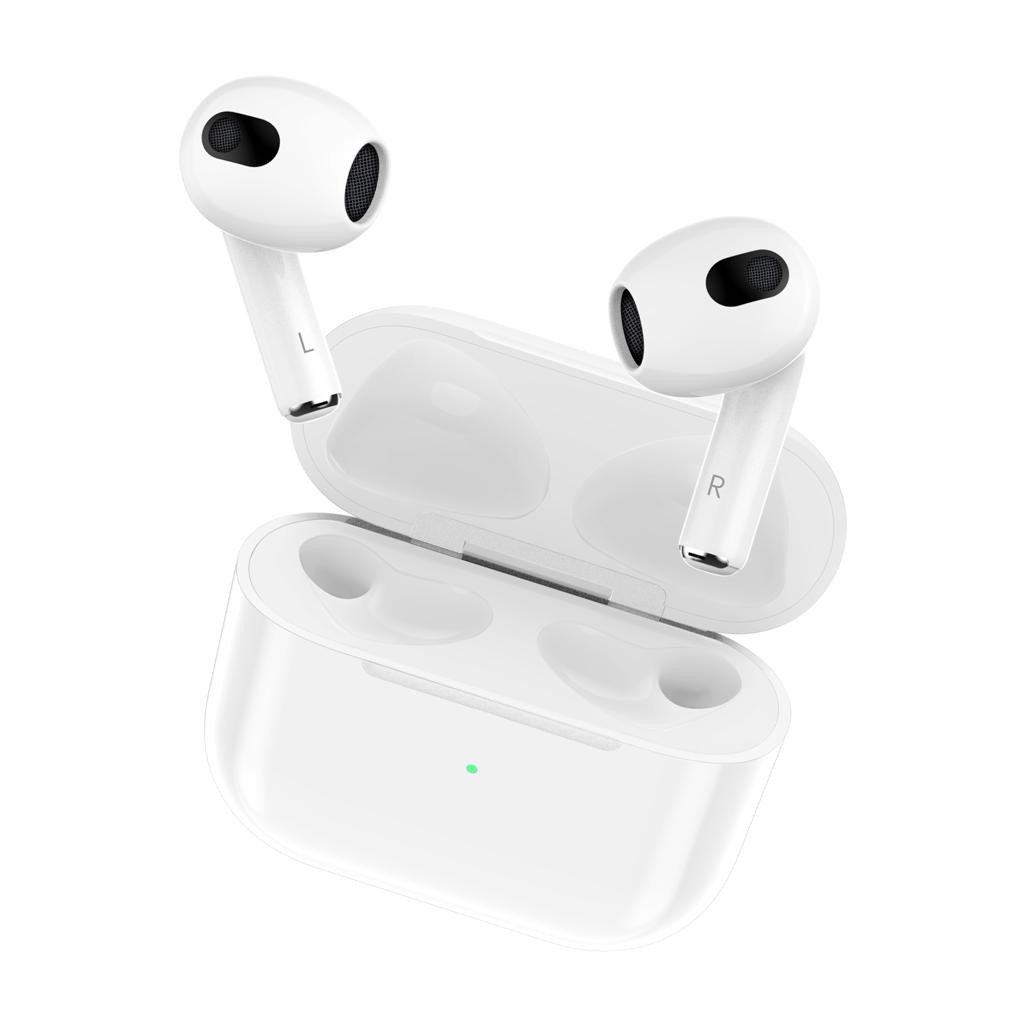 Green True Wireless Earbuds 3 - White