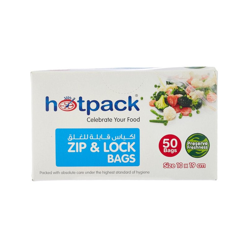 Zip Lock Storage Bag 10 x 19 cm and Zip Lock Storage Bag 27 x 30 cm