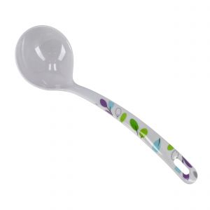 Royalford Melamine Soup Spoon - Melamine - Grey