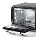 Electric Oven Multifunction With Double Glass And Rotisserie For Toasting/Baking/Broiling, 19 L 1380 W ,TRO19RDG-B5 ,Black