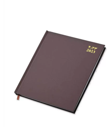 FIS 2023 Executive Diary (Arabic/English/French) Vinyl Hard Cover Black - FSDI89AEF23CH