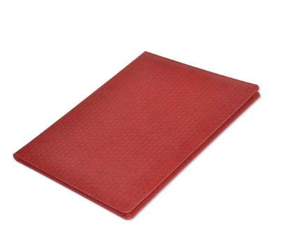 FIS A4 Certificate Folder Italian PU 1-Side Padded Cover, Maroon - FSCLCHPUMRD3