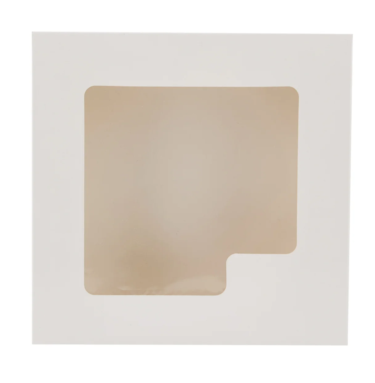 White Sweet Box with Window