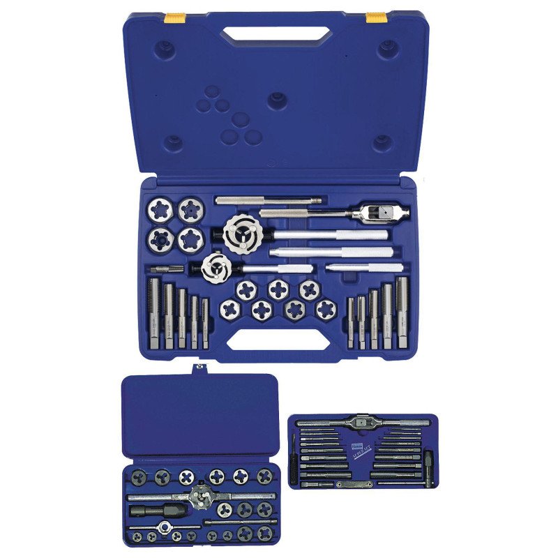 IRWIN 97312 TAP & DIE SET 66PCS; 3-24MM