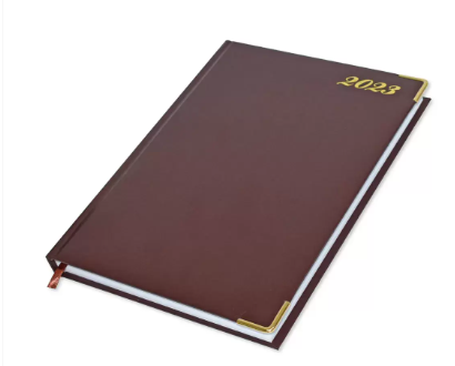 FIS Executive Daily Diary 2023 (English) Chocolate - FSDI88E23CH