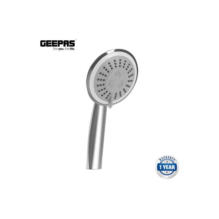 Geepas 3 Function Hand Shower, Lightweight With Three Spray Patterns, Easy To Install Sturdy And Durable Shower Handset