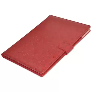 FIS Executive Folder with Writing Pad Italian PU 24x32cm, Maroon - FSGT2432PUMRD6