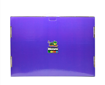 Nova Color Play Dough And Mold Set, 4 Assorted Color 130 Grams Each (Red,Blue, Green,Yellow) With Molds And Toys -KRMCNC-851