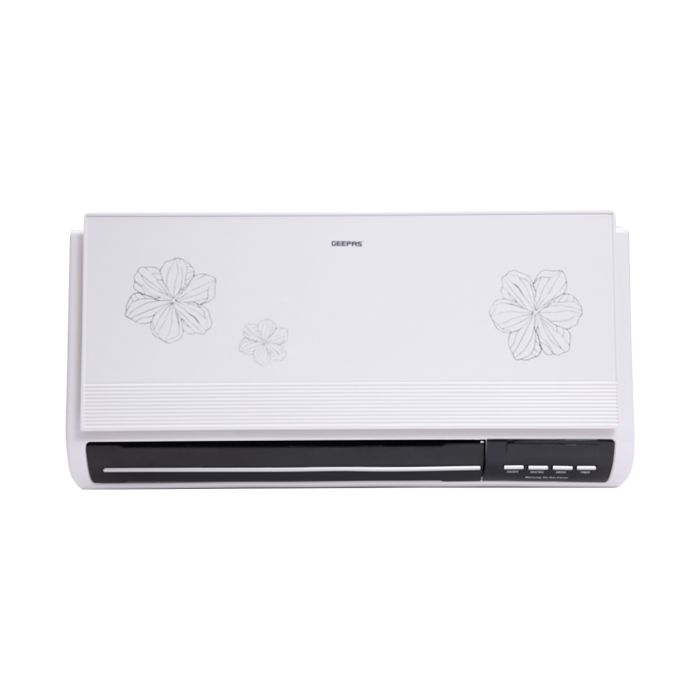 Geepas Wall Heater 2500W - Upright Or Flatbed, Adjustable Thermostat With 2 Heat Settings 1500-2500W & Overheat Protection - Lightweight Heater With Cooling Option - 2 Year Warranty