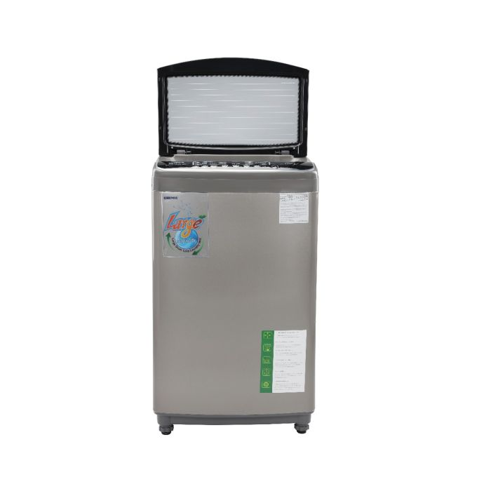 Geepas Fully Automatic Top Loader Washing Machine 10kg - Auto-Imbalance, Gentle Fabric Care, Fuzzy Logic, Child Lock, Stainless Steel Drum | 1 Year Warranty