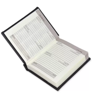 FIS 2023 Pocket Diary Italian Pu Arabic English Hard Cover Black -FSDI11AE23BK