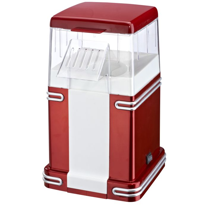 Geepas GPM41502UK 1200W Electric Popcorn Maker Machine - Portable Makes Hot, Fresh, Healthy And Fat-Free Theater Style Popcorn Anytime | On/Off Switch, Attractive Design & Oil-Free Popcorn Popper | 2 