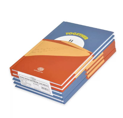 5-Piece FIS Hard Cover Notebook Single Line A5, 100-Sheets - FSNBA51906