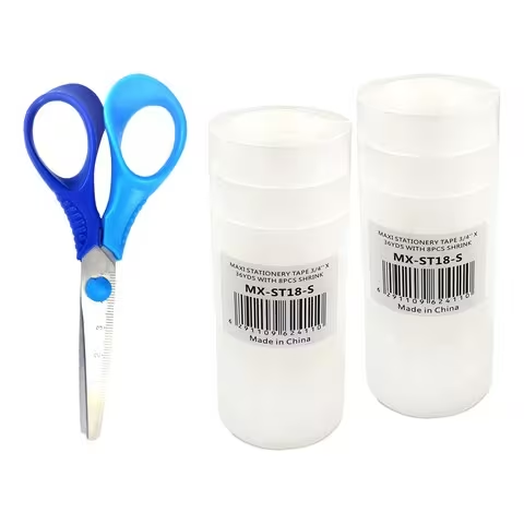 Maxi Scissors With Stationary Tape 16 PCS