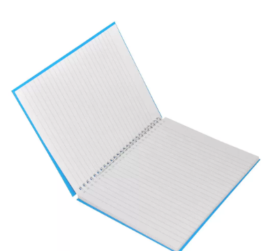 LIGHT Pack of 5 Spiral Hard Cover Note Book 100 Sheets. Size:9X7 Inches (22.86 X 20.32 CM) -LINBS971001304