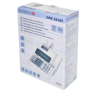 OLYMPIA CPD 3212T Desk Calculator, 12 Digits - OLCA946776005
