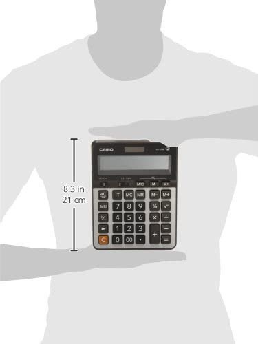 Casio 12 Digits Standard Calculator Grey and Black GX120B