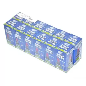 12-Piece FIS Stamp Pad Inks 30 ml, Violet Color - FSIK030VI