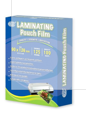 FIS LAMINATING FILMS 100 SHEETS 70 X 100 MM SIZE 125 MICRONS FSLM70X100N