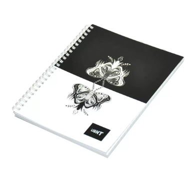 Light Spiral Soft Cover Single Line A5 Notebook (Pack of 10 Pcs X 100 Sheets) - LINBA51803S