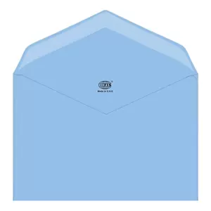 FIS Executive Laid Paper Envelopes Glued, Pack of 25 Pcs. Blue Color, 120 x 185 mm Size, 100 GSM - FSEE1020GBLB25
