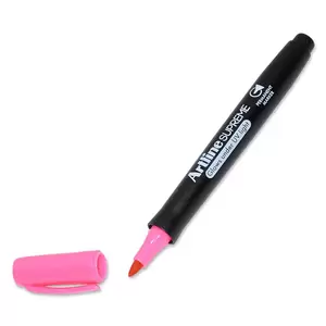 Arline Supreme Permanent Marker,Pack of 12, Glow Pink - ARMKEPF-700UVGPI