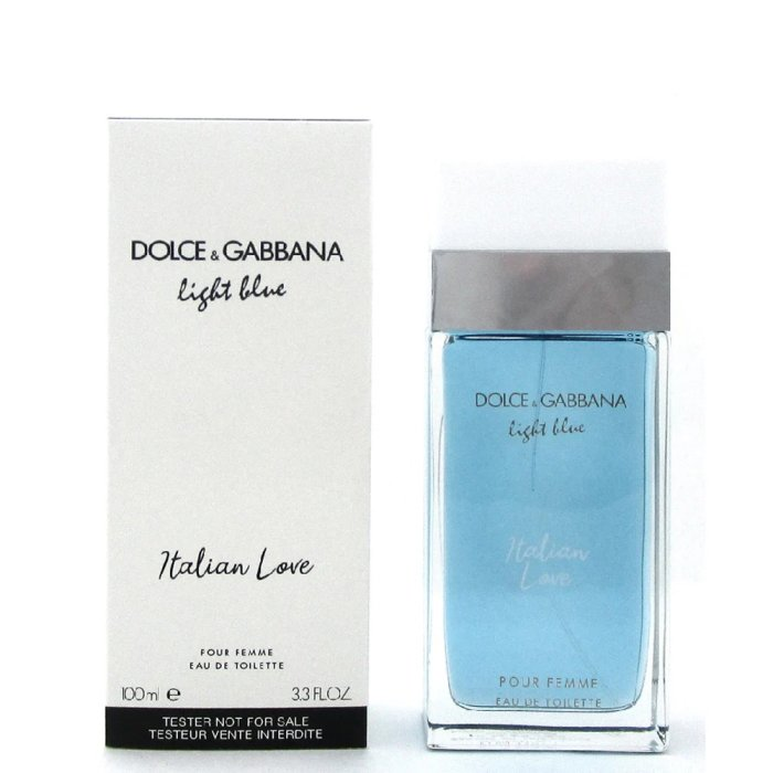 DOLCE & GABBANA LIGHT BLUE ITALIAN LOVE (W) EDT 100ML TESTER