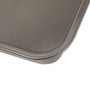 Royalford Rectangular Roaster Tin Set - Carbon Steel - Black