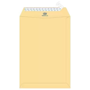 FIS Manila Envelopes Peel & Seal, Recycled, Pack of 50 Pcs. 10 x 7 Inch, 90 GSM - FSME9033PRC50