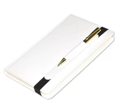 120-Sheets FIS Executive Notebook Italian PU 5mm Square 13x21cm, Maroon - FSNBEX5M1321WH