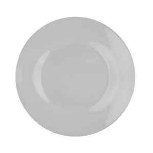 Royalford 10"Round Deep Plate 1X36 - Melamine - White